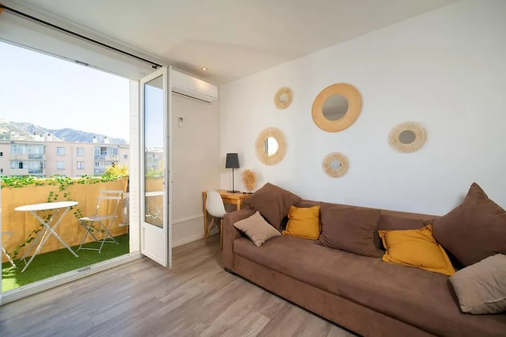 Air-Conditioned Apartment Sleeps 4 To 6 Parking Marseille 0*,